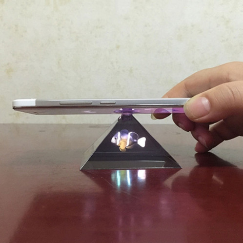 Film de projection holographique simple de téléphone portable de projection magique de 10 PCS 3D Pyramid SH22141689-06
