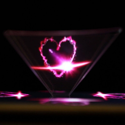 Film de projection holographique simple de téléphone portable de projection magique de 10 PCS 3D Pyramid SH22141689-06
