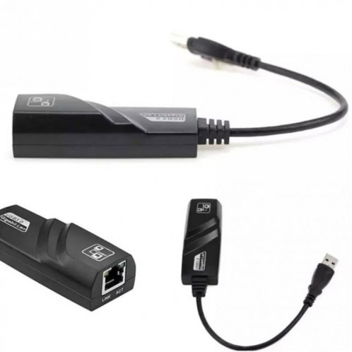 2 PCS USB3.0 Gigabit carte réseau ordinateur portable externe filaire USB vers RJ45 Interface de câble réseau SH31681523-07