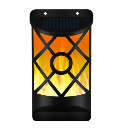 66 LED lampe de mur de lumière d'inondation de cour de flamme solaire extérieure pelouse paysage lampe d'induction de réverbère SH73011080-08