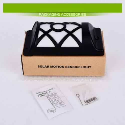 66 LED lampe de mur de lumière d'inondation de cour de flamme solaire extérieure pelouse paysage lampe d'induction de réverbère SH73011080-08