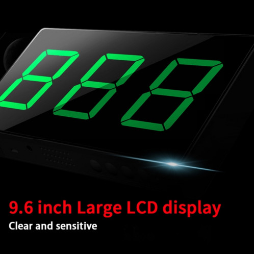 SNDWAY Testeurs de surveillance de décibel de bruit d'affichage numérique grand écran 30 ~ 130dB muraux, spécification: SW525G avec stockage + USB vert SS68051718-07