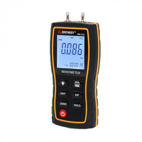 SnDway SW512 Testeur de pression différentiel numérique et négatif de haute précision SS47241842-011