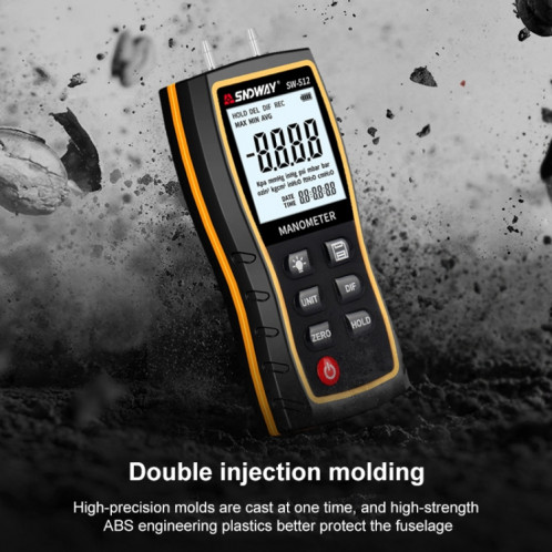 SnDway SW512 Testeur de pression différentiel numérique et négatif de haute précision SS47241842-011