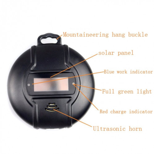 Répulsif solaire extérieur de souris répulsif portatif anti-insectes électronique multifonctionnel ultrasonique de boussole SH3850376-06