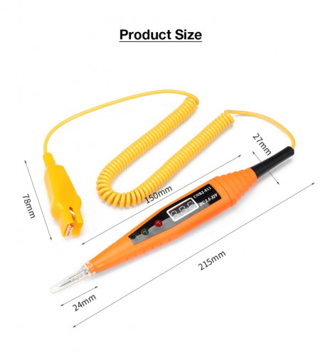 Réparation de Circuit automatique stylo de Test d'affichage numérique ligne de réparation stylo de Test d'induction stylo de Test de voiture test lumière 2.5-32 V SH1475578-06