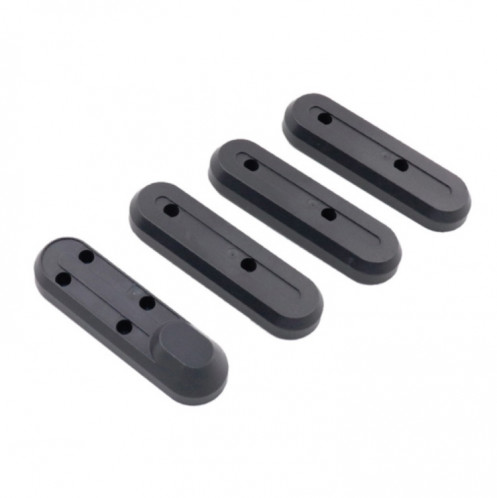 5 PCS 4 en 1 pour Xiaomi Mijia M365 Scooter Motor Housse de protection en plastique Couverture étanche Blocs de protection de roue avant et arrière, livraison de couleur aléatoire SH73451489-07