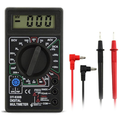 DT830B Mini instrument électrique multimètre numérique SH0575203-08