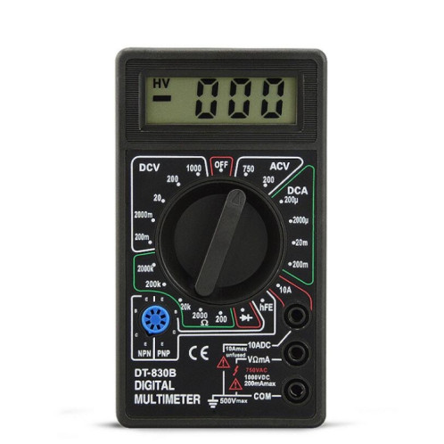 DT830B Mini instrument électrique multimètre numérique SH0575203-08