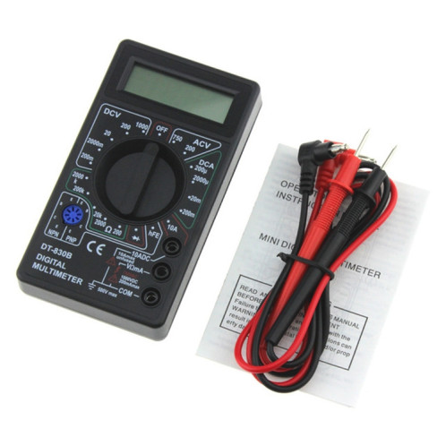 DT830B Mini instrument électrique multimètre numérique SH0575203-08