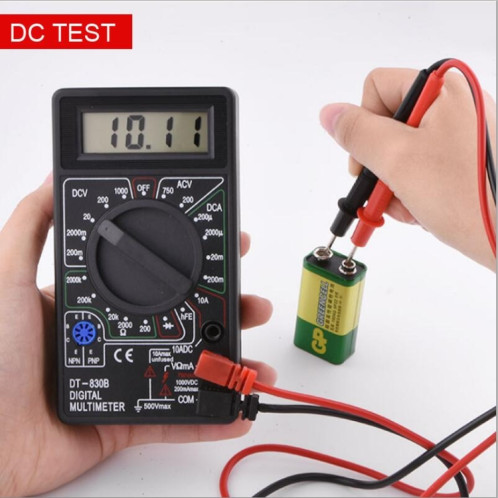 DT830B Mini instrument électrique multimètre numérique SH0575203-08