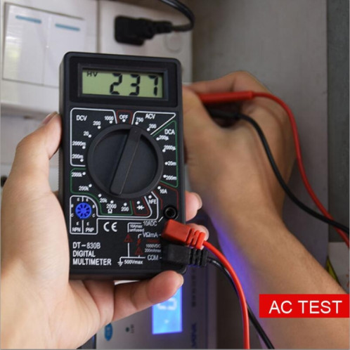 DT830B Mini instrument électrique multimètre numérique SH0575203-08