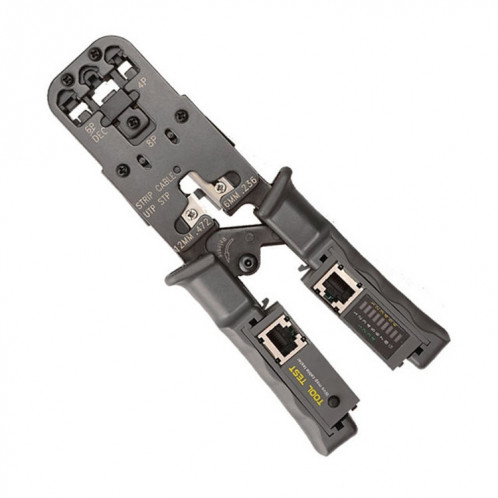 Multifonctionnel 4P8P6P testeur à trois usages Type à cliquet Outil de réseau Squeeze Pince de réseau de fil de sertissage SH0031448-07