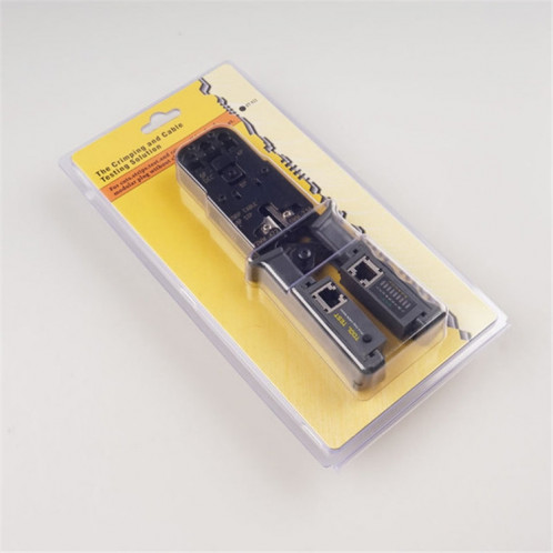 Multifonctionnel 4P8P6P testeur à trois usages Type à cliquet Outil de réseau Squeeze Pince de réseau de fil de sertissage SH0031448-07
