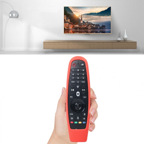 Convient à l'étui de protection pour télécommande LG Smart TV AN-MR600 AN-MR650a Etui en silicone pour télécommande dynamique (bleu) SH601B1343-07