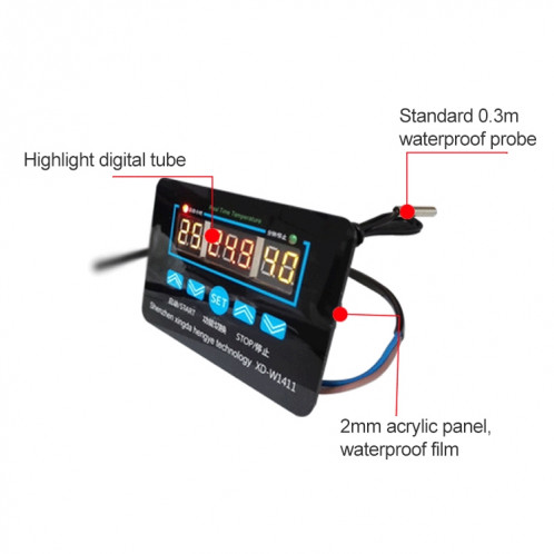 Régulateur de température numérique intelligent XH-W1411 SH5919989-06