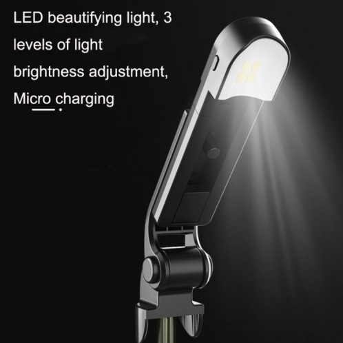 XT02SP Mini Tripod Bluetooth Trépied Selfie Stick (Noir) SH303A555-07