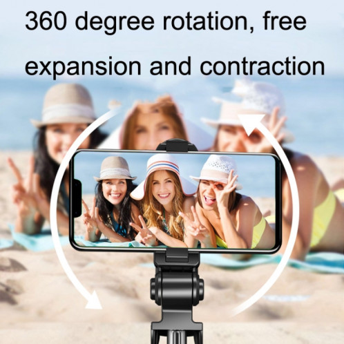 XT02SP Mini Tripod Bluetooth Tripod Selfie Stick (Blanc) SH303B1425-07