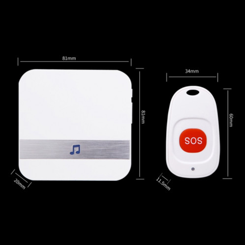CACZI C1 Soignée de télécommande SMART HOME SANS HOME SANS SONDILE, Style: Fiche UE SC3202285-07