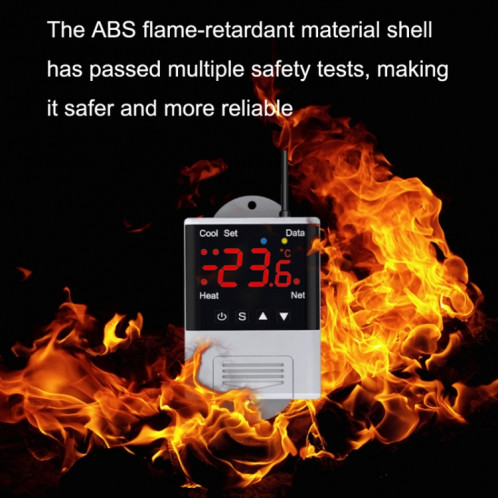 DTC-1201 Capteur NTC WiFi Intelligent Aquarium Fish Tank Hatch Central Air Conditioning Temperature Controller SH32011767-010