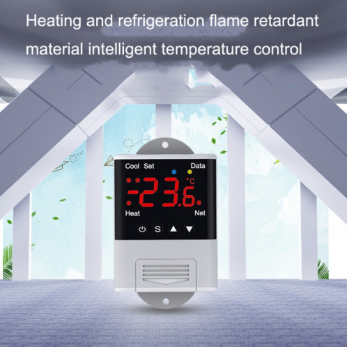 DTC-1201 Capteur NTC WiFi Intelligent Aquarium Fish Tank Hatch Central Air Conditioning Temperature Controller SH32011767-010