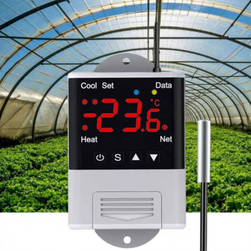 DTC-1201 Capteur NTC WiFi Intelligent Aquarium Fish Tank Hatch Central Air Conditioning Temperature Controller SH32011767-010