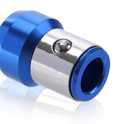 Tête de tournevis entièrement métallique avec aimant (bleu) SH101A439-08