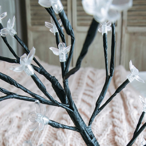 36 lumières cerisier lampe lampe de table aménagement de la pièce décoration créative chevet veilleuse cadeau, style: fibre optique arbre noir SH2908871-06