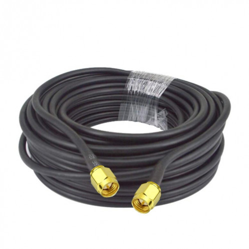 Câble adaptateur coaxial SMA mâle vers SMA mâle RG58, longueur du câble : 1,5 m. SH9303740-04
