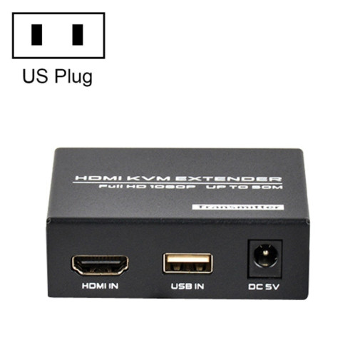 FJGEAR FJ-HKV50 Extendeur HDMI+USB vers KVM 1080P IP 50M, type de prise : prise US SF07011195-06