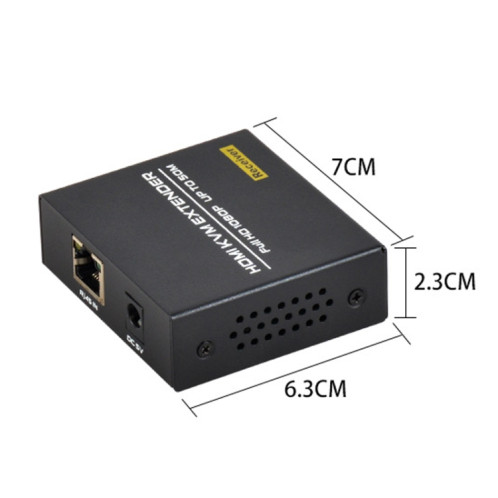 FJGEAR FJ-HKV50 Extendeur HDMI+USB vers KVM 1080P IP 50M, type de prise : SF07021151-06