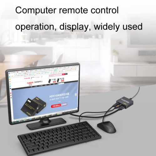 FJGEAR FJ-HKV50 Extendeur HDMI+USB vers KVM 1080P IP 50M, type de prise : SF07021151-06