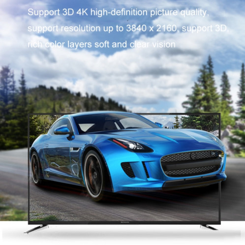 FJGEAR FJ-SM1010 Répartiteur audio et vidéo HDMI 4K HD 30 Hz, type de prise : prise américaine (noir) SF302A1480-07