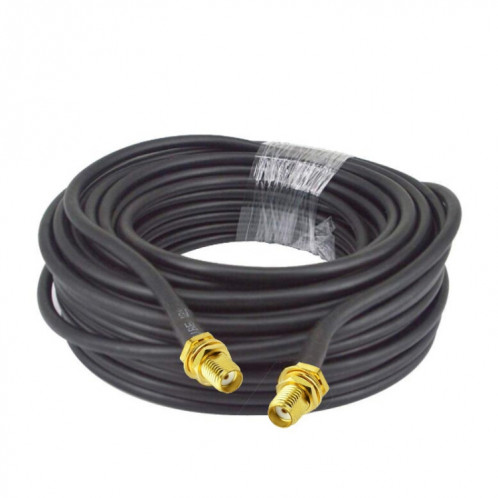 Câble adaptateur coaxial SMA femelle vers SMA femelle RG58, longueur du câble : 3 m. SH5404694-04