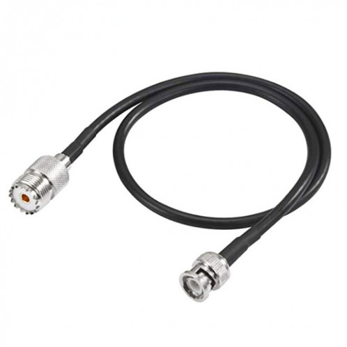 Câble adaptateur coaxial BNC mâle vers UHF femelle RG58, longueur du câble : 0,5 m. SH5601535-05