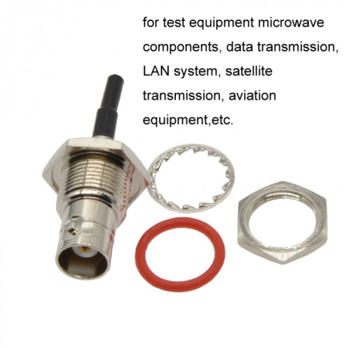 Câble adaptateur coaxial BNC mâle vers BNC mâle RG58, longueur du câble : 0,5 m. SH58011560-05