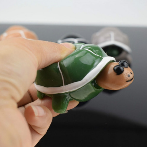 Tête télescopique tortue adulte décompression jouet drôle d'évent de compression (vert foncé) SH501A1954-07