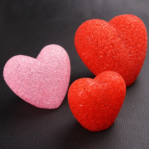 8 cm blanc coeur intérieur décoratif LED veilleuse romantique 3D amour coeur saint valentin fête de mariage décoration SH83061290-07