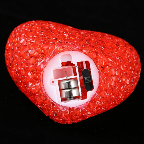 8 cm blanc coeur intérieur décoratif LED veilleuse romantique 3D amour coeur saint valentin fête de mariage décoration SH83061290-07
