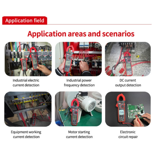 UNI-T UT208B 1000A 42mm Jaw Size Digital Clamp Meter AC DC Voltage Detector SU8102951-07