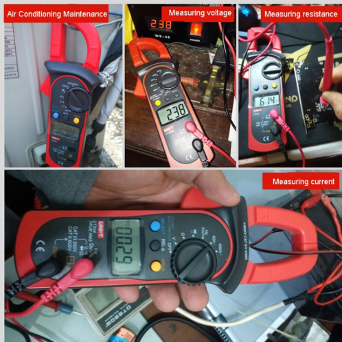 UNI-T UT201 400A Pince Numérique Multimètre AC/DC Détecteur de Tension SU408259-06