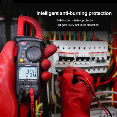 UNI-T UT200A + 400A multimètre à pince numérique détecteur de tension ca/cc testeur de résistance à la fréquence SU8601784-07