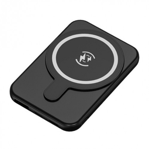 YM-461 5000mAh Mini batterie externe magnétique Power Bank PD 20W charge rapide sans fil (noir) SH801B1394-07