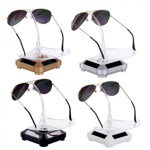 Solar 360 degrés tournants tournants lumières colorées lunettes d'affichage (blanc) SH601D571-05
