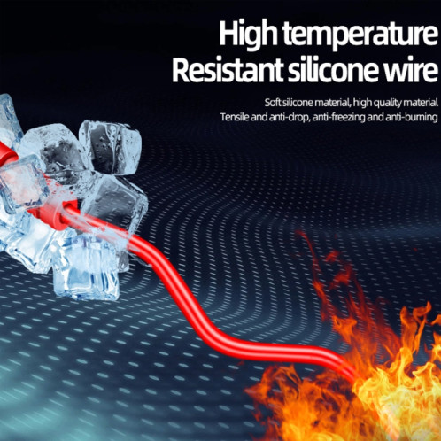 ANENG 682 Multimètre rechargeable à plage automatique à affichage inversé Smart VA (rouge) SA101A563-010