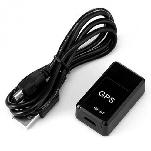 GF07 Locator Mini GPS Tracking Positionnement magnétique fort Adsorption Anti Lost Device Contrôle vocal enregistrable (noir) SH201A420-010