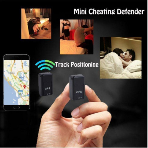 GF07 Locator Mini GPS Tracking Positionnement magnétique fort Adsorption Anti Lost Device Contrôle vocal enregistrable (noir) SH201A420-010