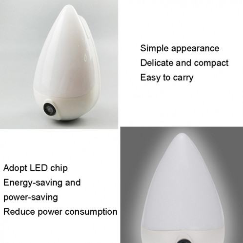 Veilleuse LED à détection de lumière intelligente A68, prise : (livraison aléatoire de couleur) SH802A1357-06