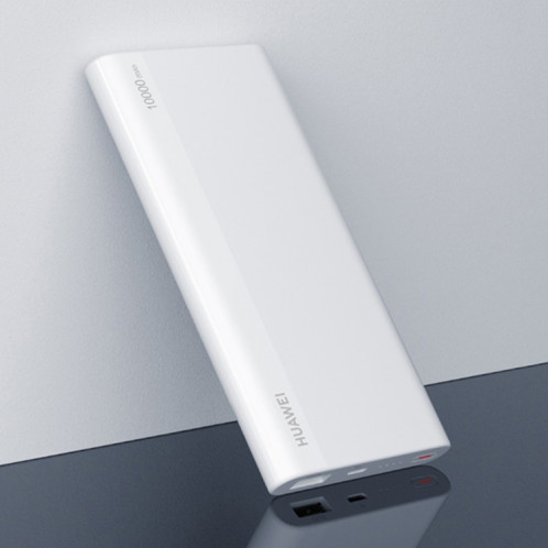 Banque d'alimentation d'origine HUAWEI CP11QM Charge rapide 10000 mAh Max 18 W Version micro-USB (blanc) SH901A969-06