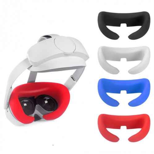 Pour Pico Neo 4 Silicone VR Lunettes Masque Pour Les Yeux Visage Coussinet Pour Les Yeux (Blanc) SH101D415-06
